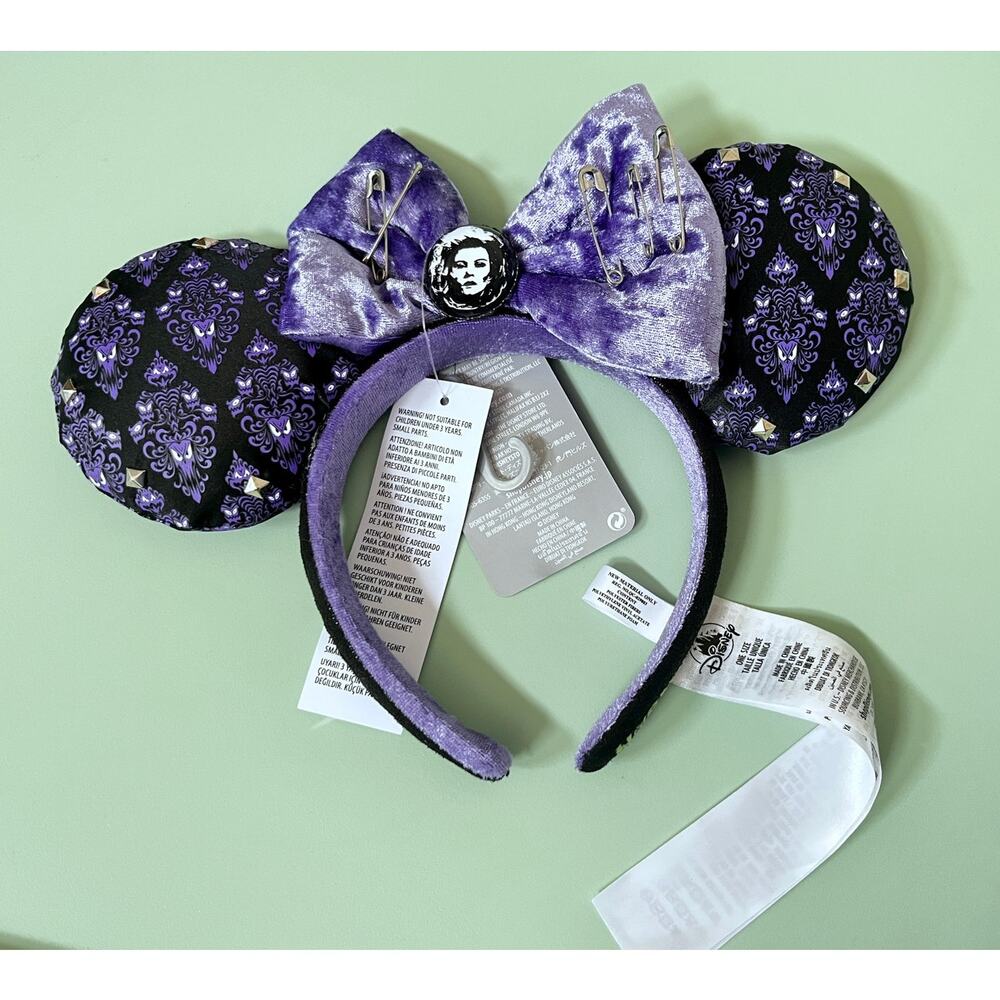 Disney Haunted Mansion Her Universe Minnie Mouse Ears Headband Madame Leota NEW
